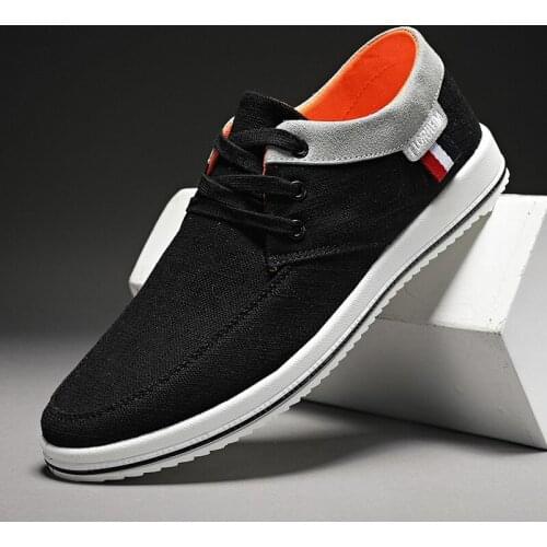 Men Shoes Big Size Canvas Shoes Board Shoes Fashionable Breathable Trendy Shoes Casual Shoes Non-slip Wear-resistant Sport Shoes