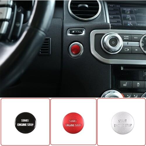 For Land Rover Discovery 4 2010-2016 Range Rover Sport 2010-2013 Engine Start Stop Button Cover Sticker Car Interior Accessories