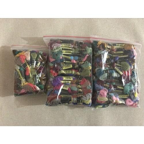 Oneroom ,Multcolor DMC3790-3823 10Pcs/lot 8m Length Thread Cross Stitch Cotton Sewing Skeins Embroidery Thread Floss Kits