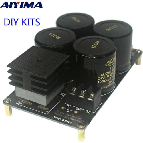 AIYIMA 50A Single Power Rectifier Filter Board Diy Kits PCB Board 10000uF/50V Large Current For 1969 Amplifier