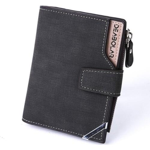 Casual Retro Men Wallets Fresh Designers Purse Men Brand Canvas Card purse Mens Wallet Wholesale price male clutch