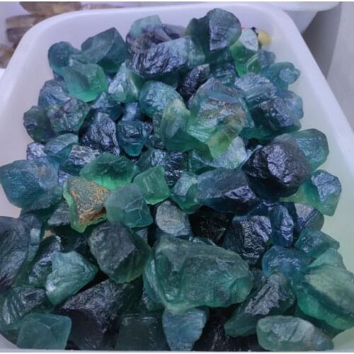 Natural raw blue fluorite rough stone natural quartz crystals mineral energy stone for healing
