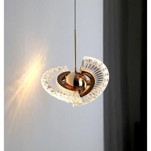 Modern Designer UFO Style Changeable Bedside Chandelier Clothing Store Bar Window Lamp Bedroom Background Wall Decoration Lamp