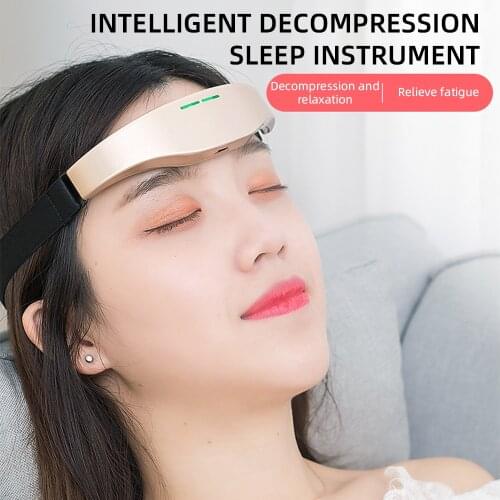 Head Massager Smart Sleeper EMS Massager New Portable Wireless Micro-current Head Sleeper Treat Snoring Peace of Mind for Women