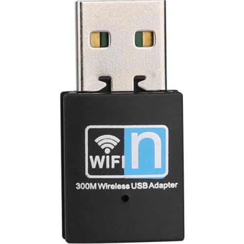 WiFi Bluetooth Adapter 300Mbps USB WiFi Adapter Receiver 2.4G Bluetooth V4.0 Network Card Transmitter For PC Laptop