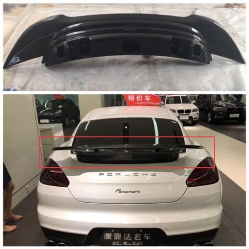 High quality Carbon Fiber Rear Trunk Lip Spoiler Wing Fits For Porsche Panamera 970 2011 970 2010 2011 2012 2013 2014 2015 2016