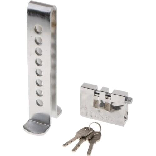 Stainless Steel Clutch Lock Car Brake Anti-Theft Security Solid Device