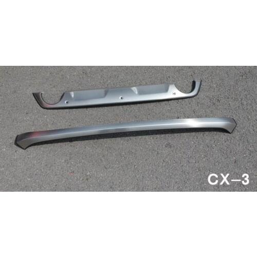 Stainless steel front and rear Bumper Protector Skid Plate cover fit for Mazda CX-3 cx3 2017--2019 Car styling