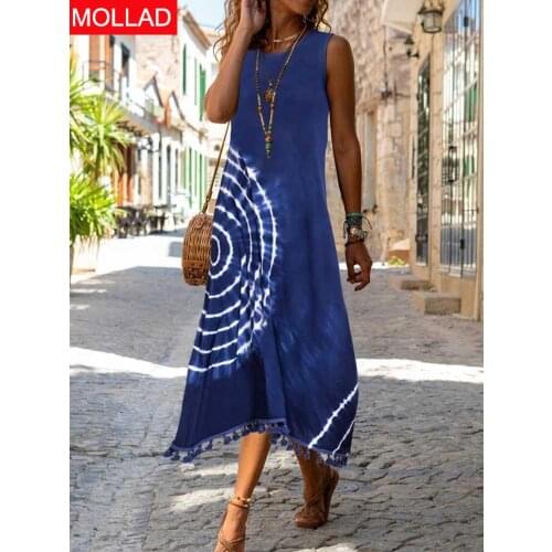 2021 Summer Casual Elegant Womens Clothing Strap Type Sleeveless V-neck Swing Dress Agent to Join