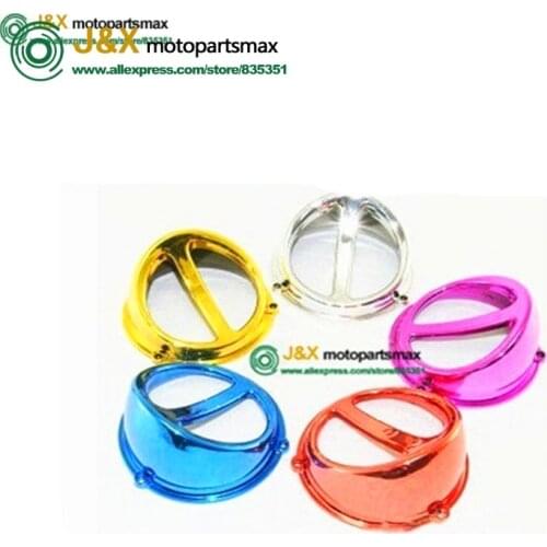 1 pcs High Performance Chrome Fan Cover Air Scoop Cap Gy6 125cc 150cc Chinese Scooter Jonway Znen Tank Lance Sunl 152QMI 157QMJ