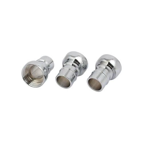 3pcs G1/2 Female Thread Copper Plated Faucet Aerator Adapter for Washing Machine