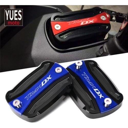 Motorcycle Accessories High Quality CNC Brake Fluid Reservoir Cap Cover For Yamaha TMAX530 DX T-MAX 530