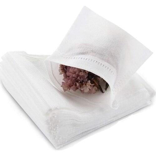 Tea Bag Coffee Filter Bag Disposable Tea Filter Bags Empty Cotton Drawstring Seal Filter Bags for for Loose Leaf Tea and Coffee