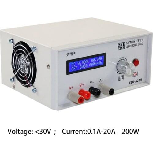 EBD-A20H Battery Capacity Tester Electronic Load Power Tester Discharge Meter 20A
