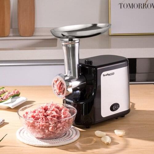 Home Use Electric Meat Grinder Stainless Steel Multifunction 2 Speeds Sausage Stuffer Meat Mincer Chopper Food Processor Slicer