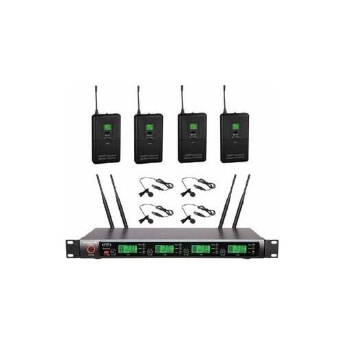 G-900B 4*100 channel UHF Wireless Diversity Bodypack Microphone (10 sets) free shipping