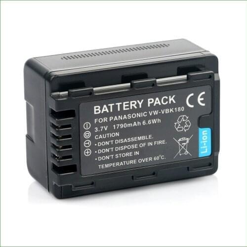 LANFULANG VW-VBK180 rechargeable Battery Camera Batteries for Panasonic HC-V700 SDR-S70 VW-VBL090 VW-VBK360 HC-V10