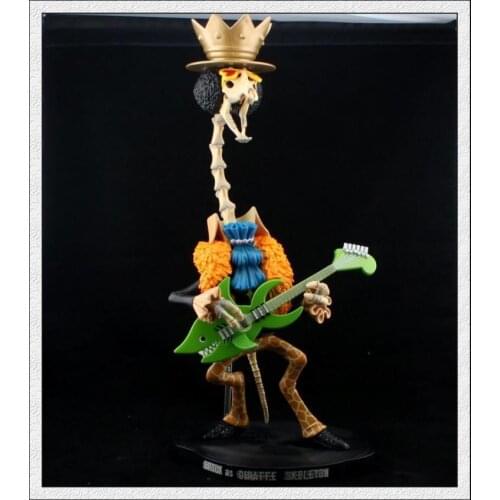 Hot-selling 1pcs 33CM pvc Japanese anime figure one piece Brook 15 Anniversary action figure collectible model toys brinquedos