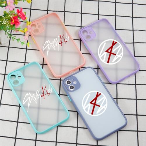 Kpop Stray Kids Skin Feel Matte Transparent Phone Case for iPhone 11 12 Mini Pro X XS XR Max 6 6S 7 8 Plus SE 2020 Back Cover