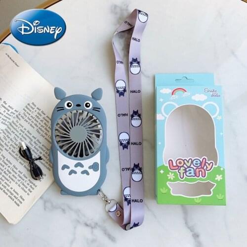 Disney Mini Small Portable Usb Rechargeable Student Dormitory Small Electric Fan Cartoon Mickey Mouse Cute Handheld Fan