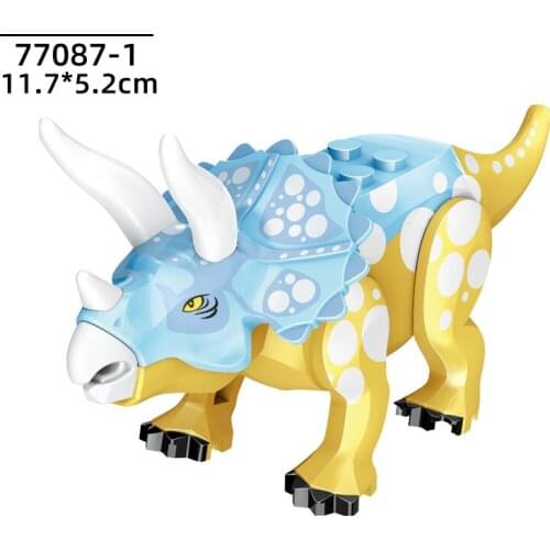 [MOC Hub] Jurassic Dinosaur Building Blocks Toys Park Compatible Major Brand Gifts Simulation Animal Rex Raptor