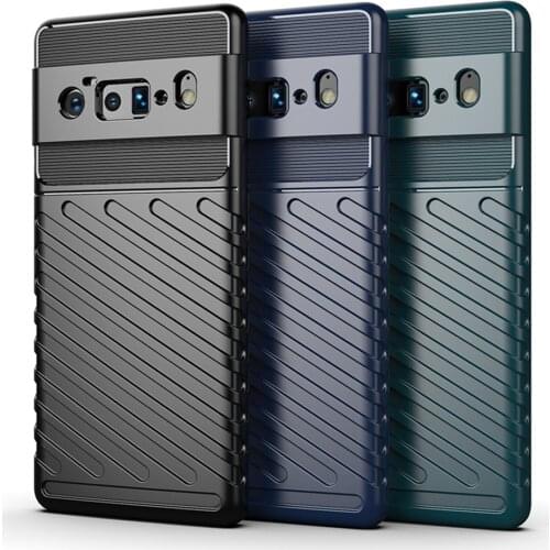 Fashion ShockProof Full Soft TPU Silicone Cover Google Pixel 6 Pro Case For Google Pixel 6Pro Pixel6 Phone Bags