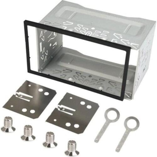 Double DIN Installation Dash Kit Durable Radio Head Unit Installation Frame Fittings Kit For Automotive Radio Player Box