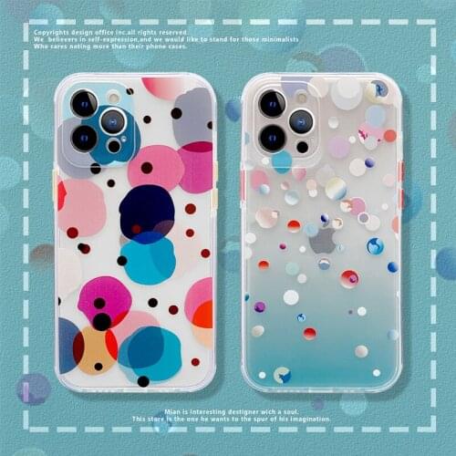 Sumkeymi Cate Wave Point Soft TPU Silicone Phone Case For iphone 11 Pro Case For iphone 12 7 8 Plus mini Pro Max X XS XR