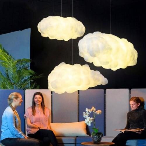 Cloud Lighting LED Pendant Light Bedroom Living Room Restaurant Interior Decor Lighting Christmas Decorations Island Light