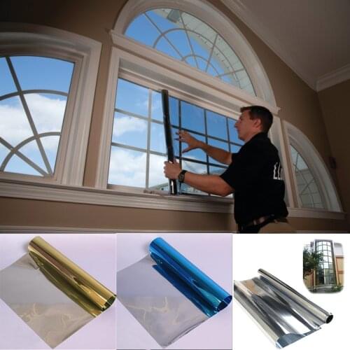 Solar one way mirror Window Film Sticker Reflective Privacy Heat control Decorative Film For Tint Room Office 40/50/60cm x 400cm