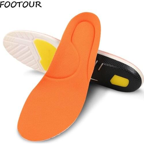 FOOTOUR Sport Insole Orthopedic Silicone Insoles Arch Support Foot Care for Flat Feet Shoes Sole Heel Pain Plantar Fasciitis Pad