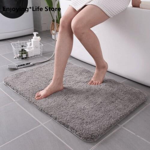 Thick Suede Carpet Floor Mat Door Mat Kitchen Mat Bathroom Absorbent Non-slip Mat Fur Rug Living Room Rugs Large
