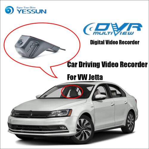 YESSUN Car Front Dash Camera CAM / For VW Jetta DVR Driving Video Recorder - For iPhone Android APP Control Function