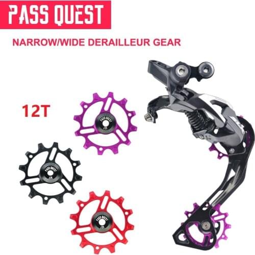 PASSQUEST 9 / 10 / 11 / 12 Speed Bicycle Rear Derailleur 12T Guide Wheel NX X1 XT R Mountain Bike Road Bicycle Rear Derailleurs