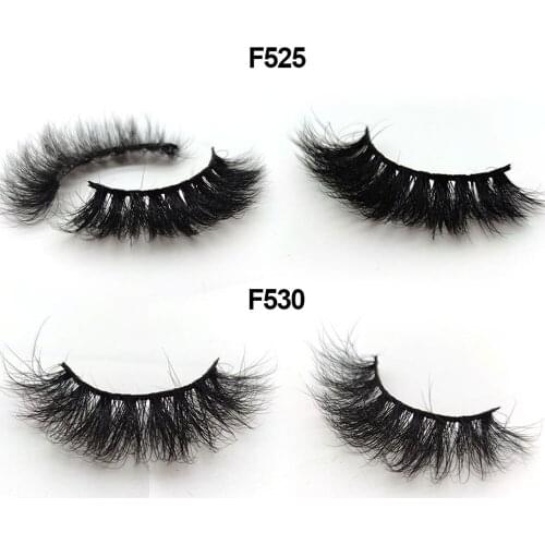 1 pair 3D mink eyelash 100% real mink fur Handmade False eyelash crossing lashes individual strip thick lash