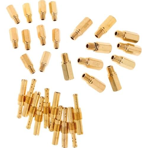 10 Pcs Solid Carburetor Main Jet Fuel Supply System for PWK KOSO KEIHIN OKO 100 105 108 110 115 120 125 130 135 140