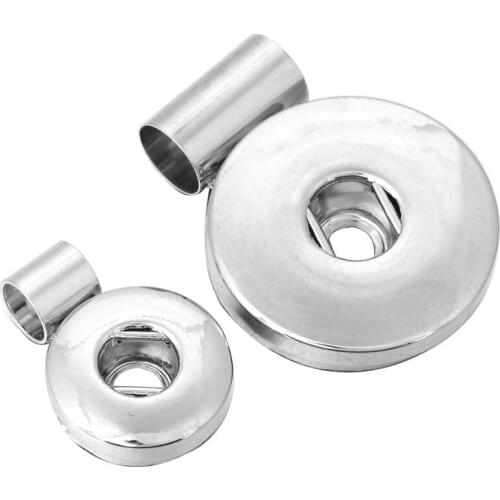 10pcs/lot New Snap Button Jewelry Accessories Fit 12MM 18MM Snap Button Bracelet Metal Interchangeable Snap Jewelry DIY Findings