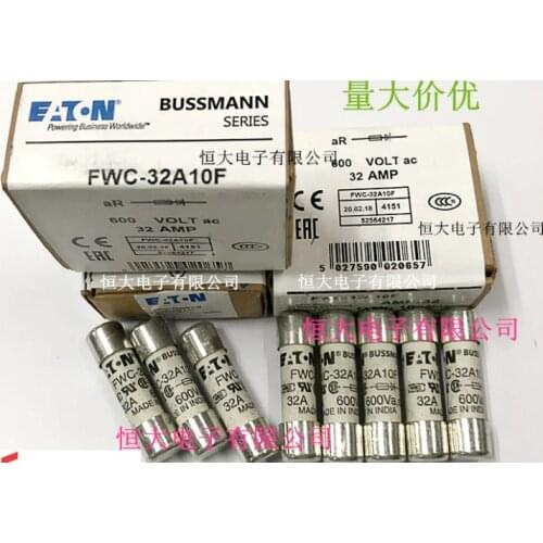 100% Original Imported Fuse Melting Ceramic Fuse BUSSMANN FWC-6A10F-8A10F-10A10F-12A10F FWC-16A10F-20A10F-25A10F -32A10F 600V