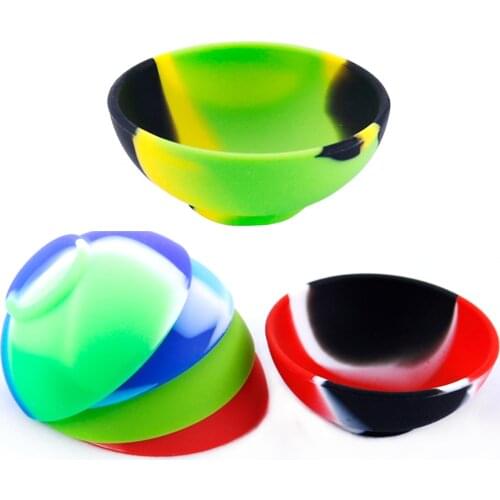 2Pcs Household Silicone Container Bowl Diameter 50mm Tobacco Herb Smoking Storage Container Kitchen Home Smoke weed accessories