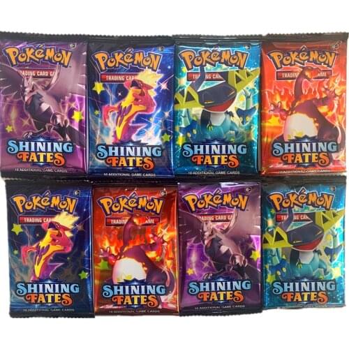 20Pcs Pokemon Card Box TCG: "The Evolution of The Sun and Moon" Pokemon Booster Shiny Card Pokemon Game Toys Kids Birthday Gift