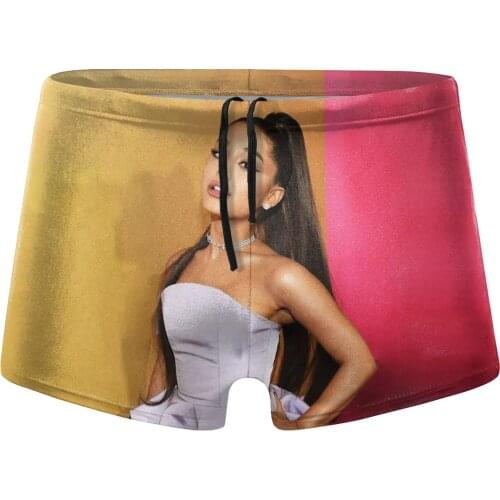 2020 Summer Swimwear Men Swimsuit Ariana-grande Boy Swim Suits Boxer Shorts Swim Trunks Swimming Surf