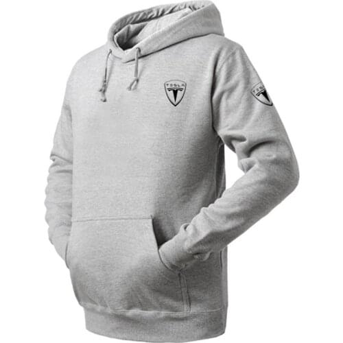2021 Tesla Pullover Hoodies High Quality winter Sweatshirt Pullover