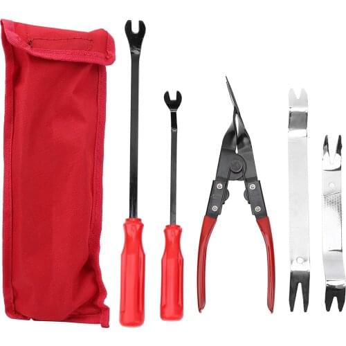 5pcsCar Glue Buckle Screwdriver Door Nail Remover Buckle Interior Trim Panel Removal Device