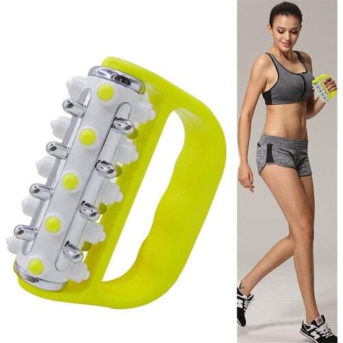 Cellulite Massager Roller 1pc Yellow Fat Control Roller Leg Abdomen Neck Buttock Fast Anti Cellulite Face Lift Massage Roller