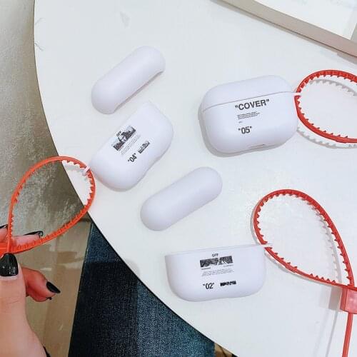 Cover for Airpods Pro 2 1 Case Cute 350 Oil Painting Airpods2 Earphone Anti-theft Protector with Keychain for Airpodspro Casess