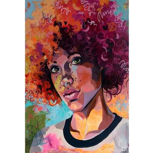 Black White African Nude Woman Printed Canvas 11CT Cross Stitch Patterns Embroidery DMC Threads Sewing Handicraft Magic