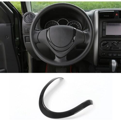 For Suzuki Jimny 2015-2017 Car Steering Wheel U-Shape Button Frame Decorative Cover Trim Car Styling