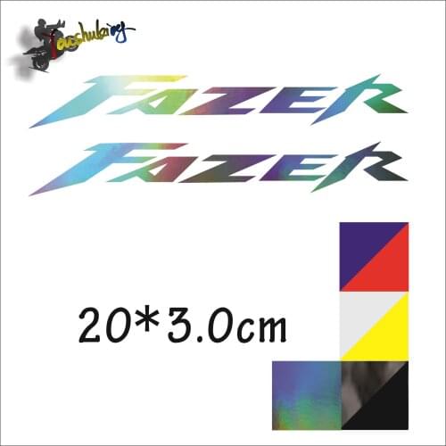 Hot sale Motorcycle Carbon black laser color reflective helmet sticker fit for FAZER400