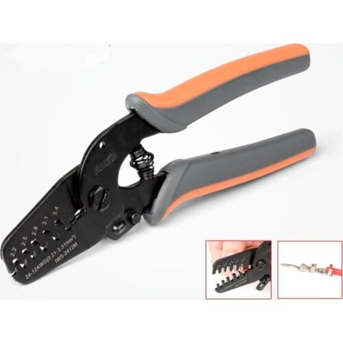 1PC Multi Function Wire Cutter Open Barrel Crimping Tools Pliers for 28-20AWG JAM, Molex, Tyco, JST Crimper Terminal/Connectors