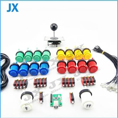 DIY Arcade parts Bundles With 1 Joystick+Player button+American style button+Microswitch for button/Arcade DIY kits